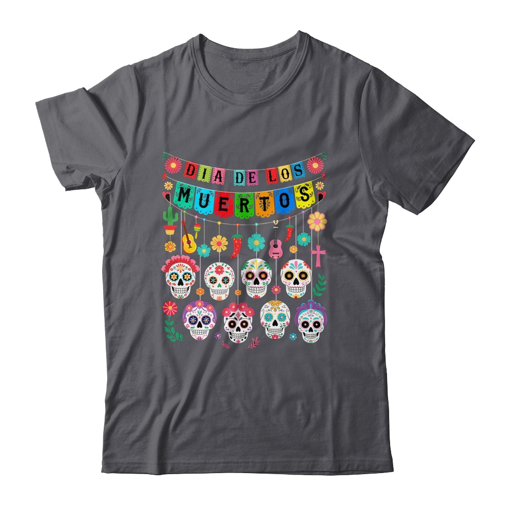 Mexico Dia De Los Muertos Funny Day Of Dead Hanging Skulls Shirt & Hoodie | siriusteestore