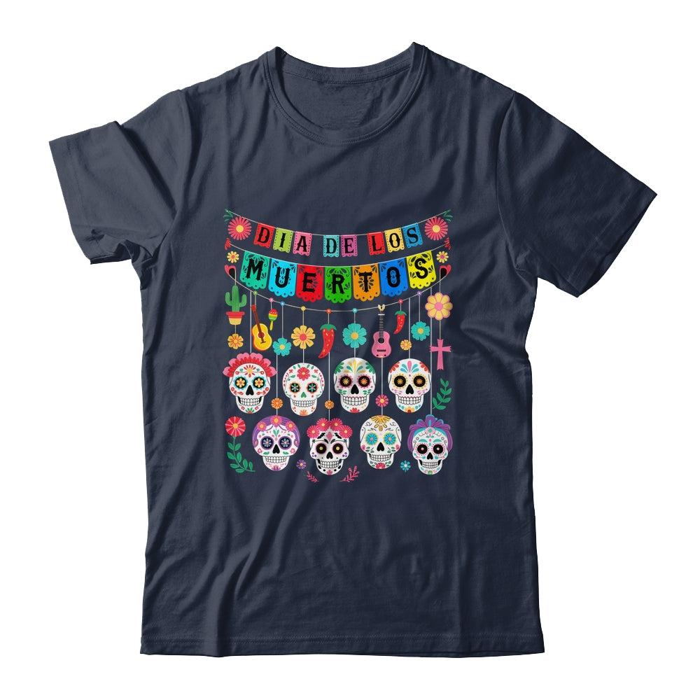Mexico Dia De Los Muertos Funny Day Of Dead Hanging Skulls Shirt & Hoodie | siriusteestore