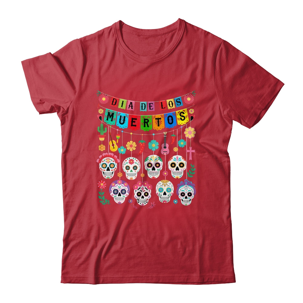 Mexico Dia De Los Muertos Funny Day Of Dead Hanging Skulls Shirt & Hoodie | siriusteestore