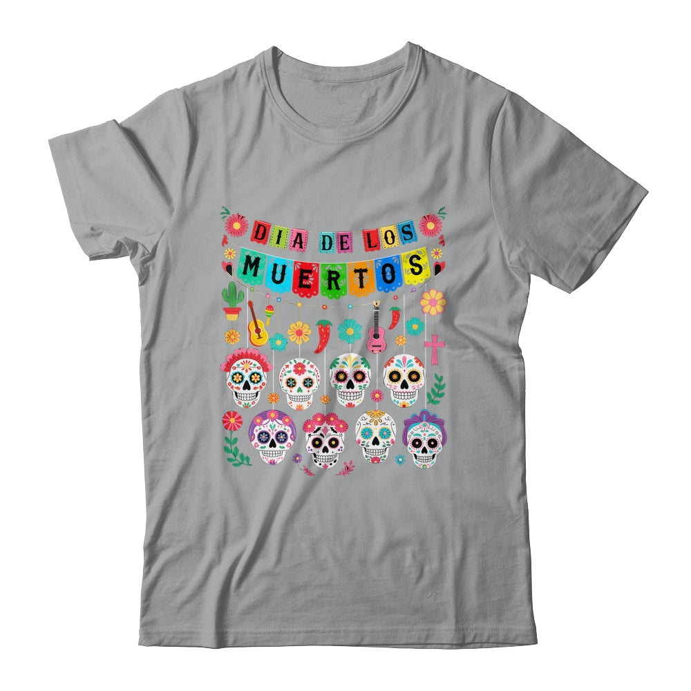 Mexico Dia De Los Muertos Funny Day Of Dead Hanging Skulls Shirt & Hoodie | siriusteestore