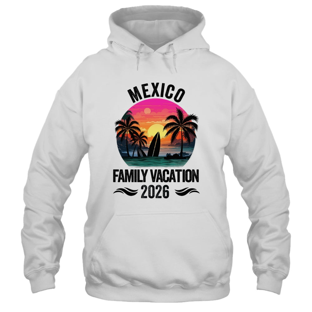 Mexico Family Vacation 2026 Matching Outfits Beach Summer Shirt & Tank Top | siriusteestore
