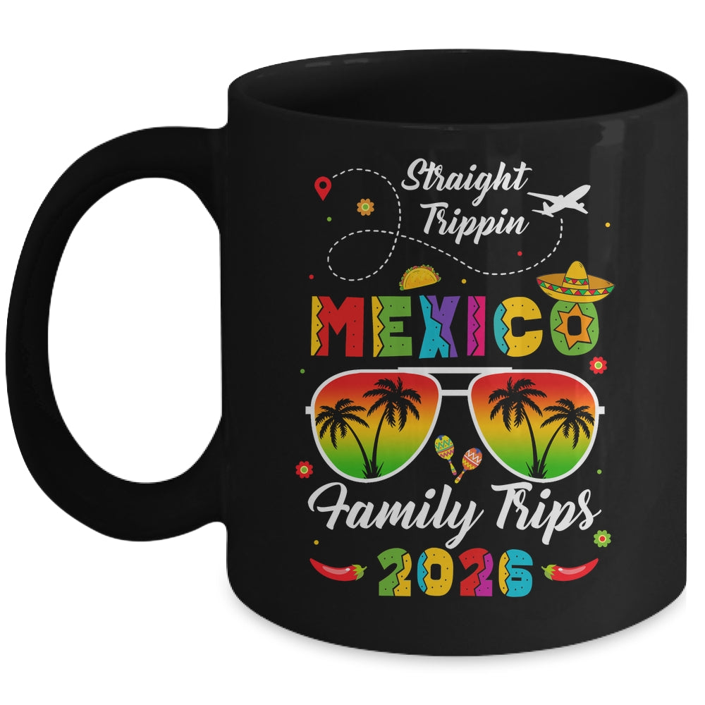 Mexico Family Vacation Cancun 2026 Straight Trippin Mug | siriusteestore