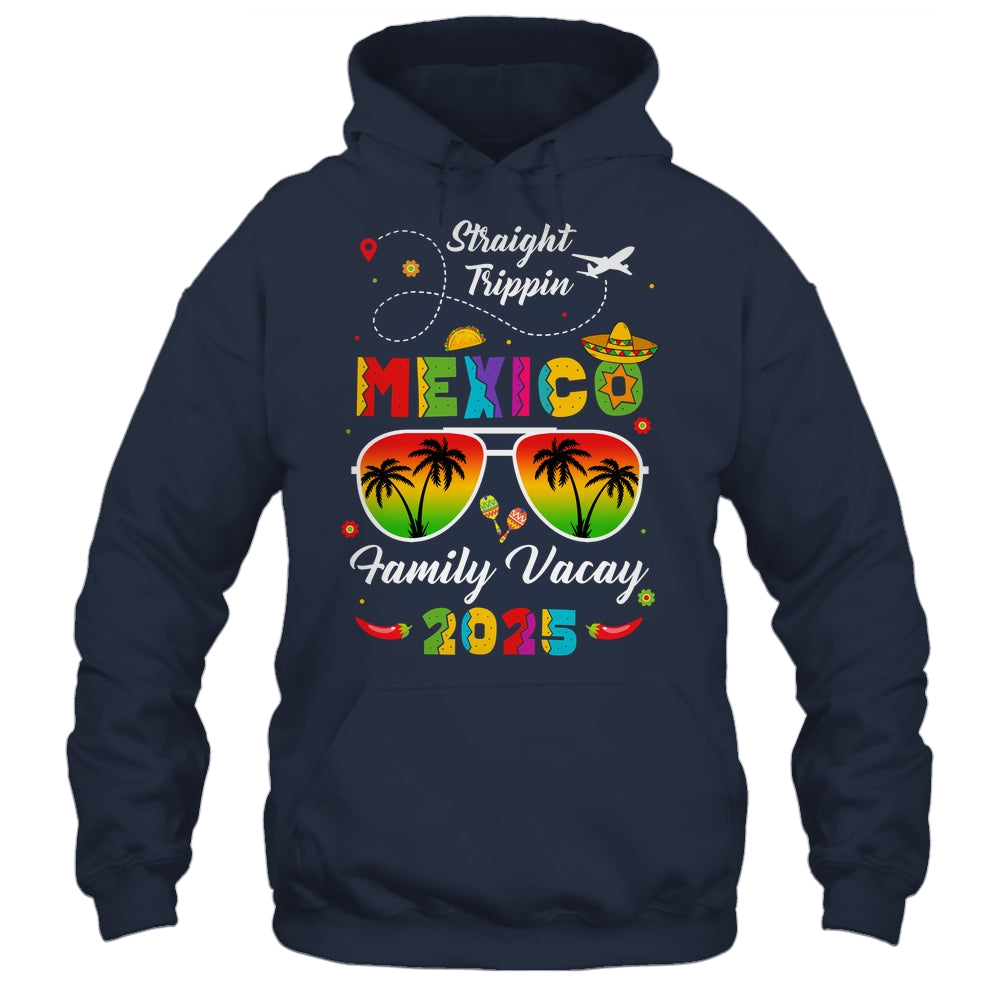 Mexico Family Vacay Vacation Cancun 2025 Straight Trippin Shirt & Tank Top | siriusteestore