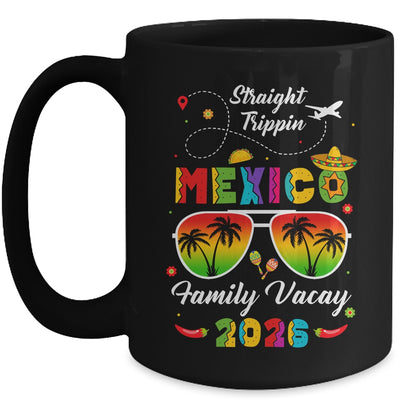Mexico Family Vacay Vacation Cancun 2026 Straight Trippin Mug | siriusteestore