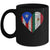 Mexico Flag Puerto Rico Flag Heart Puerto Rican Mexican Mug | siriusteestore