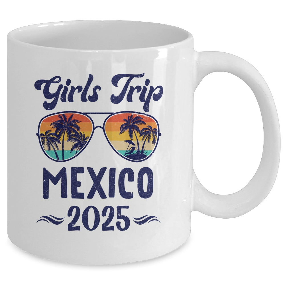 Mexico Girls Trip Beach Vacation 2025 Matching Group Mug | siriusteestore