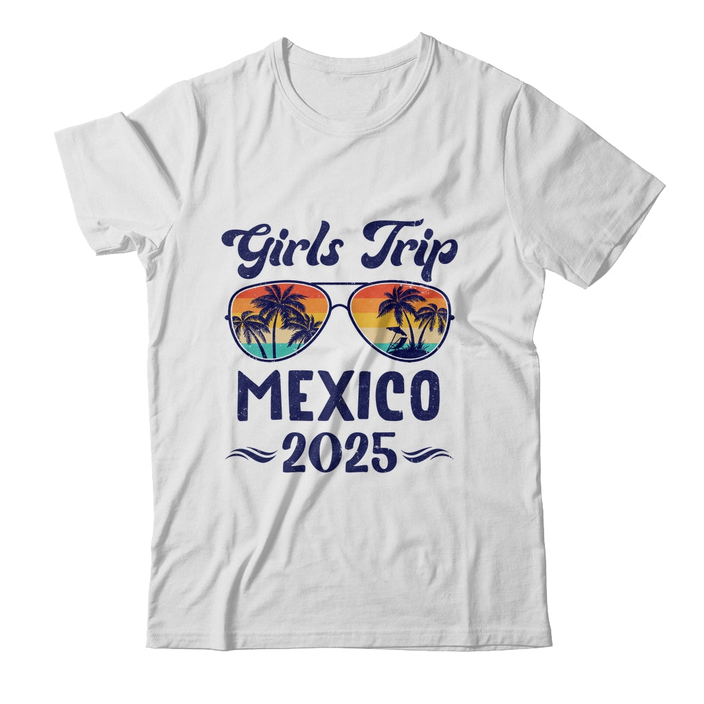 Mexico Girls Trip Beach Vacation 2025 Matching Group Shirt & Tank Top | siriusteestore