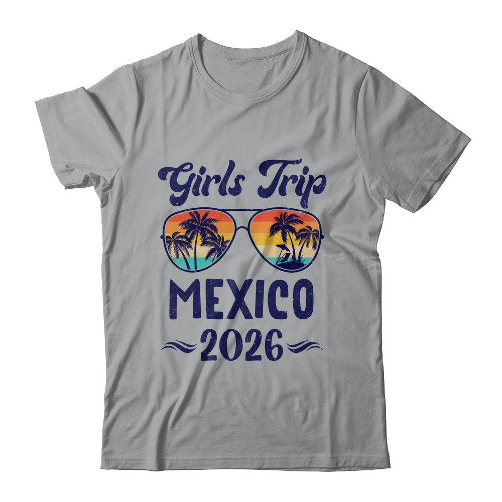 Mexico Girls Trip Beach Vacation 2026 Matching Group Shirt & Tank Top | siriusteestore