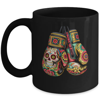 Mexico Mexican Vintage Style Boxing Gloves Boxer Aztec Mayan Mug | siriusteestore