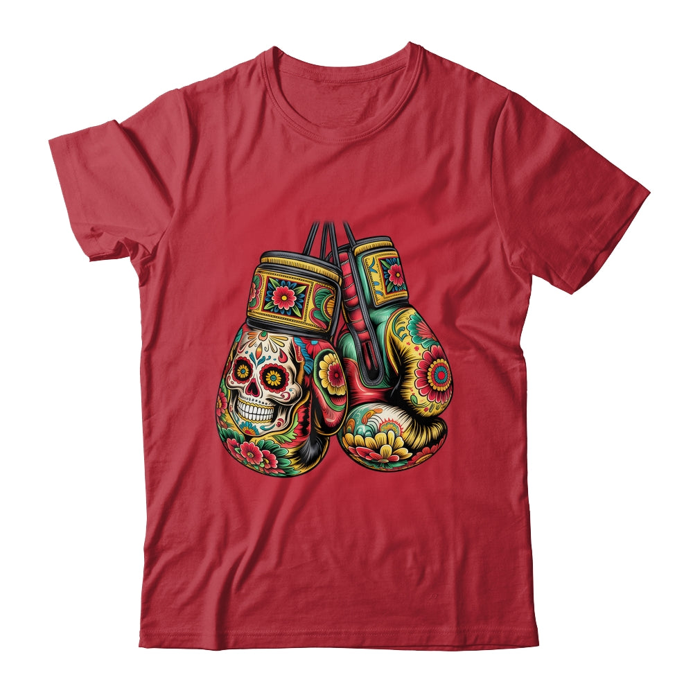 Mexico Mexican Vintage Style Boxing Gloves Boxer Aztec Mayan Shirt & Hoodie | siriusteestore