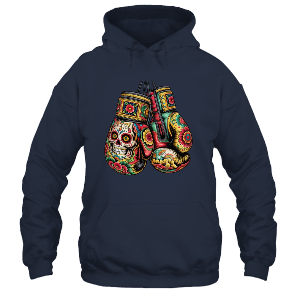 Mexico Mexican Vintage Style Boxing Gloves Boxer Aztec Mayan Shirt & Hoodie | siriusteestore