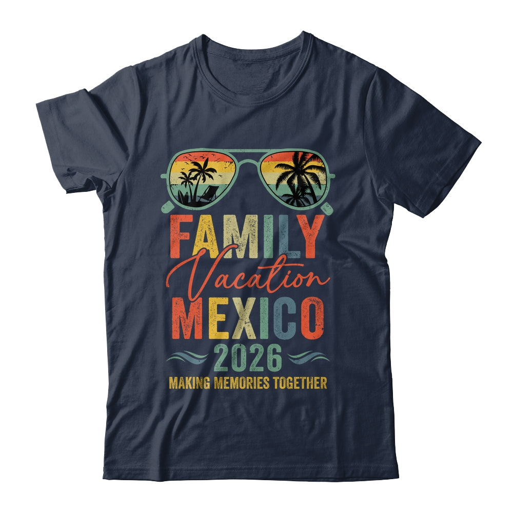 Mexico Vacation 2026 Matching Family Group Summer Shirt & Tank Top | siriusteestore