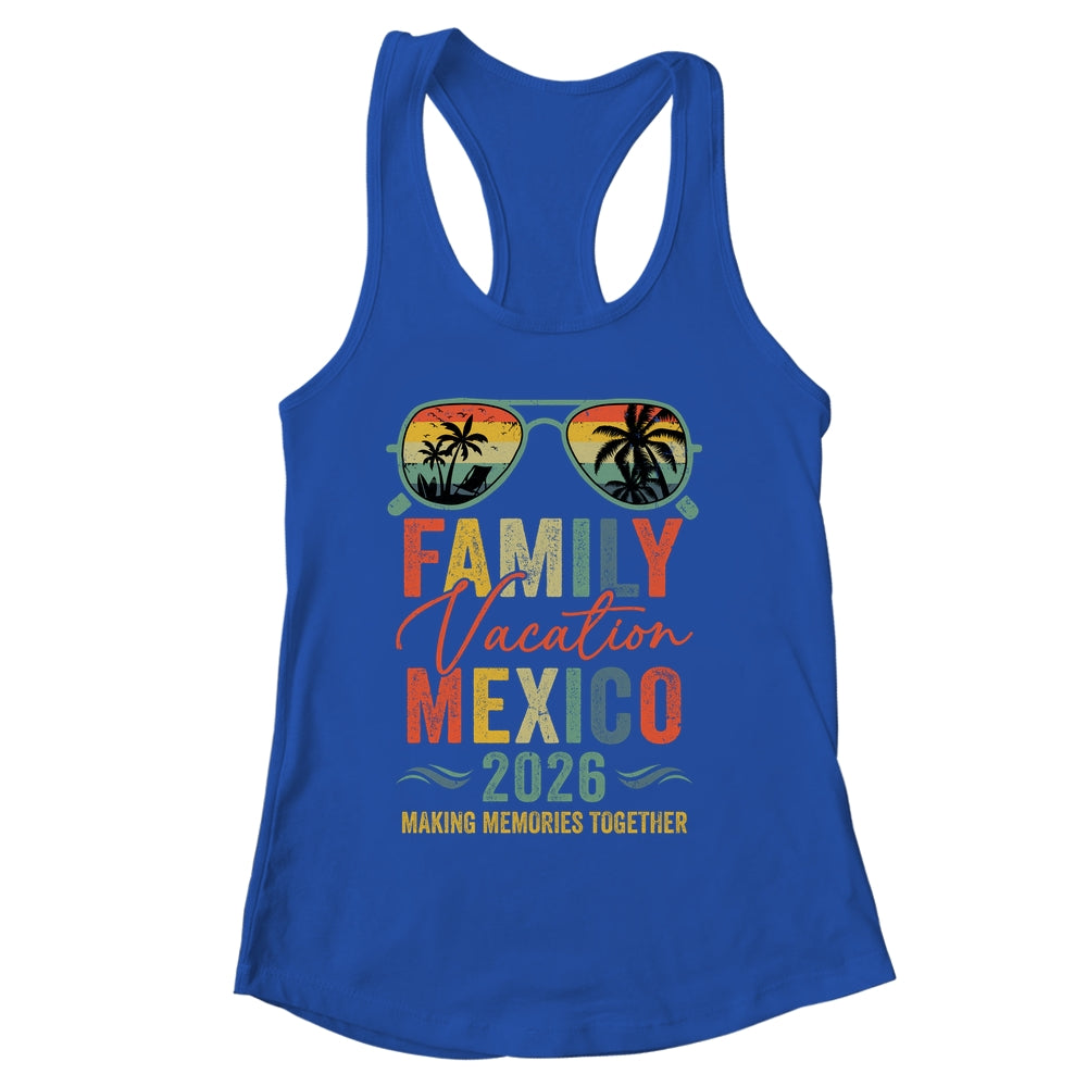 Mexico Vacation 2026 Matching Family Group Summer Shirt & Tank Top | siriusteestore