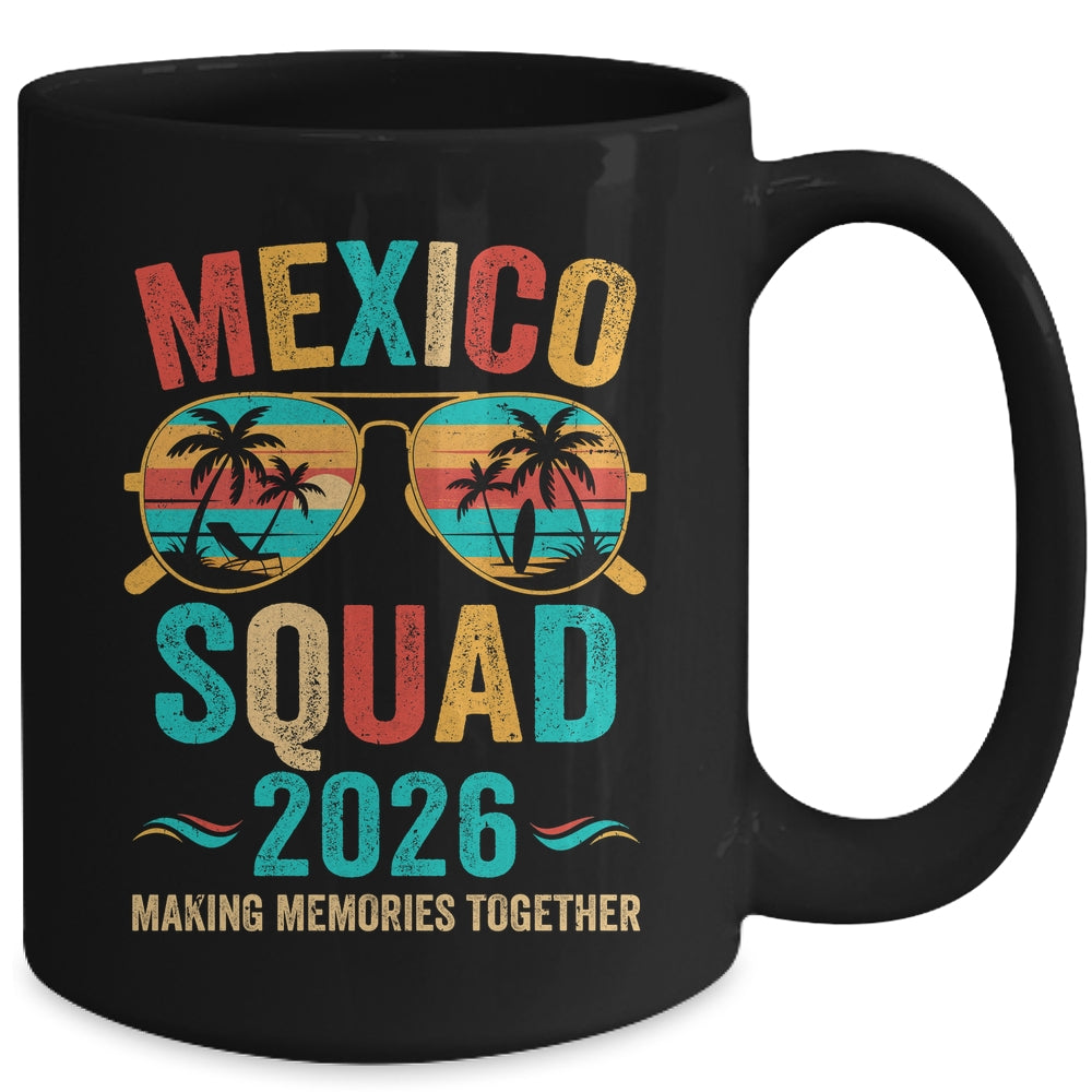 Mexico Vacation Squad 2026 Family Matching Vintage Mug | siriusteestore