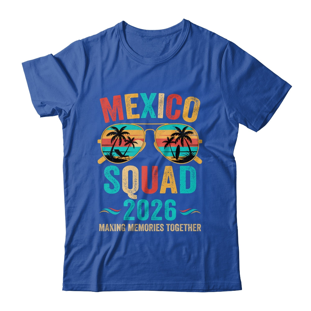 Mexico Vacation Squad 2026 Family Matching Vintage Shirt & Tank Top | siriusteestore