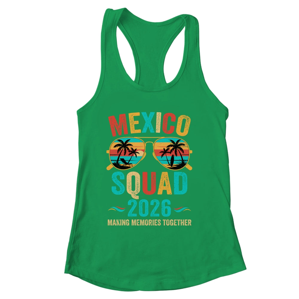 Mexico Vacation Squad 2026 Family Matching Vintage Shirt & Tank Top | siriusteestore