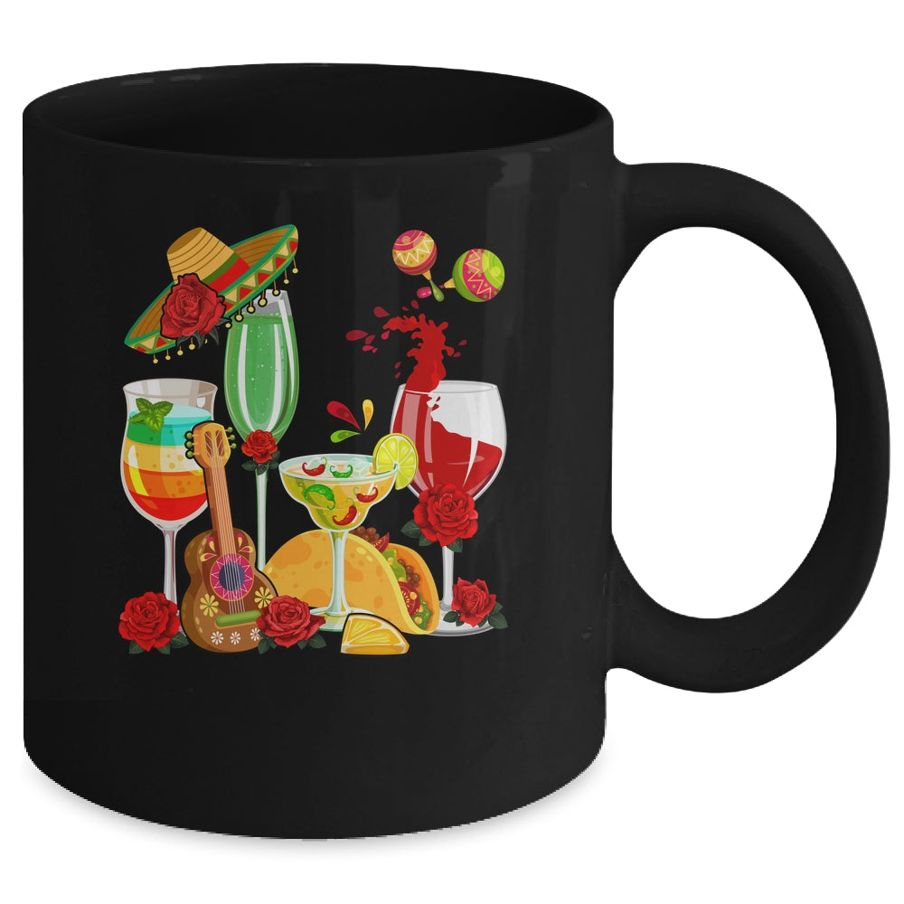Mexico Wine Cinco De Mayo Mexican Fiesta Lover Mug | siriusteestore