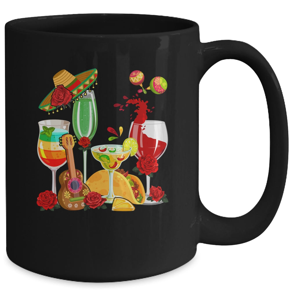 Mexico Wine Cinco De Mayo Mexican Fiesta Lover Mug | siriusteestore