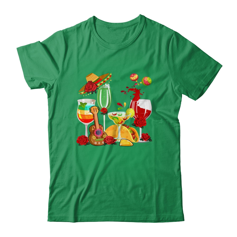 Mexico Wine Cinco De Mayo Mexican Fiesta Lover Shirt & Hoodie | siriusteestore