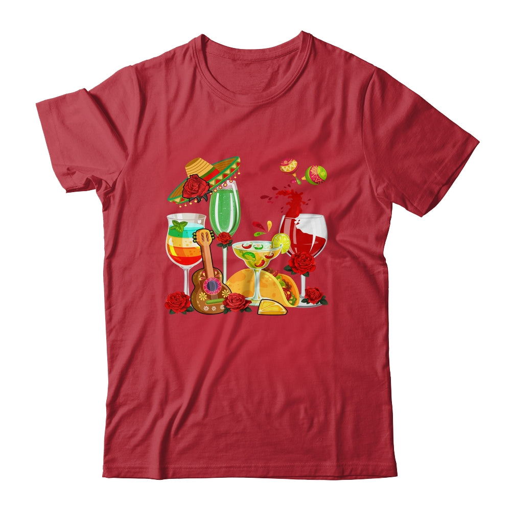 Mexico Wine Cinco De Mayo Mexican Fiesta Lover Shirt & Hoodie | siriusteestore