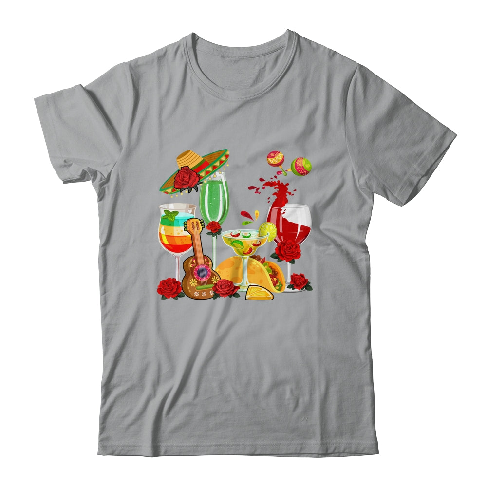 Mexico Wine Cinco De Mayo Mexican Fiesta Lover Shirt & Hoodie | siriusteestore