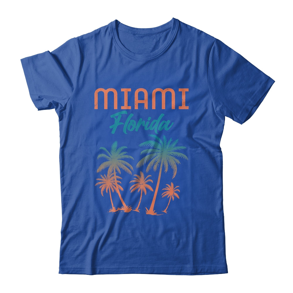 Miami Beach Florida Summer Vacation Palm Trees Souvenirs Shirt & Tank Top | siriusteestore