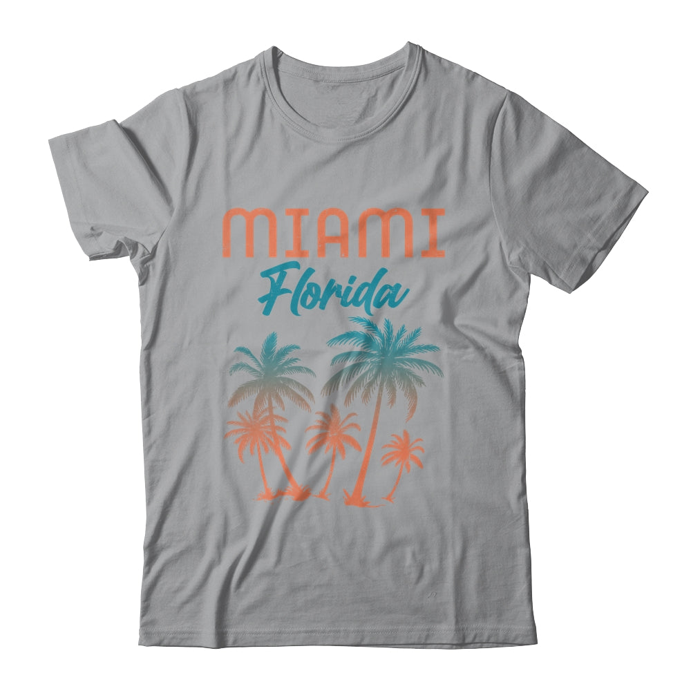 Miami Beach Florida Summer Vacation Palm Trees Souvenirs Shirt & Tank Top | siriusteestore