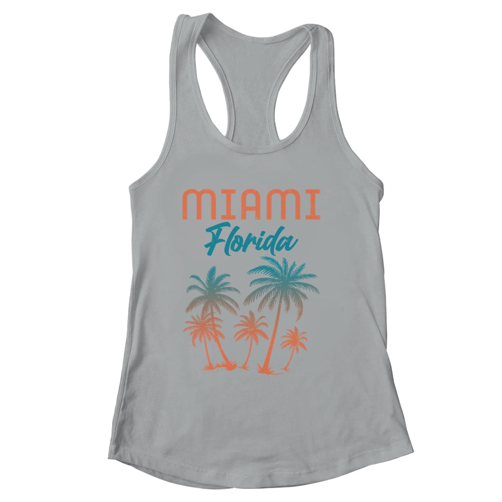 Miami Beach Florida Summer Vacation Palm Trees Souvenirs Shirt & Tank Top | siriusteestore