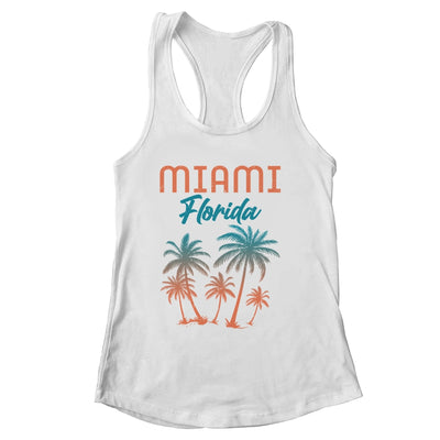 Miami Beach Florida Summer Vacation Palm Trees Souvenirs Shirt & Tank Top | siriusteestore