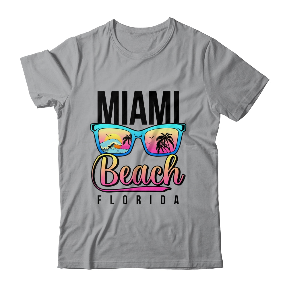 Miami Beach Florida Sunset Retro Souvenir Surf Miami Shirt & Tank Top | siriusteestore