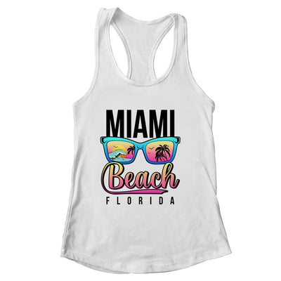 Miami Beach Florida Sunset Retro Souvenir Surf Miami Shirt & Tank Top | siriusteestore