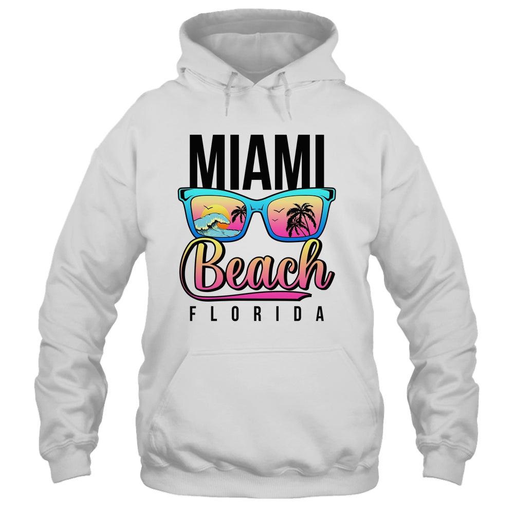 Miami Beach Florida Sunset Retro Souvenir Surf Miami Shirt & Tank Top | siriusteestore