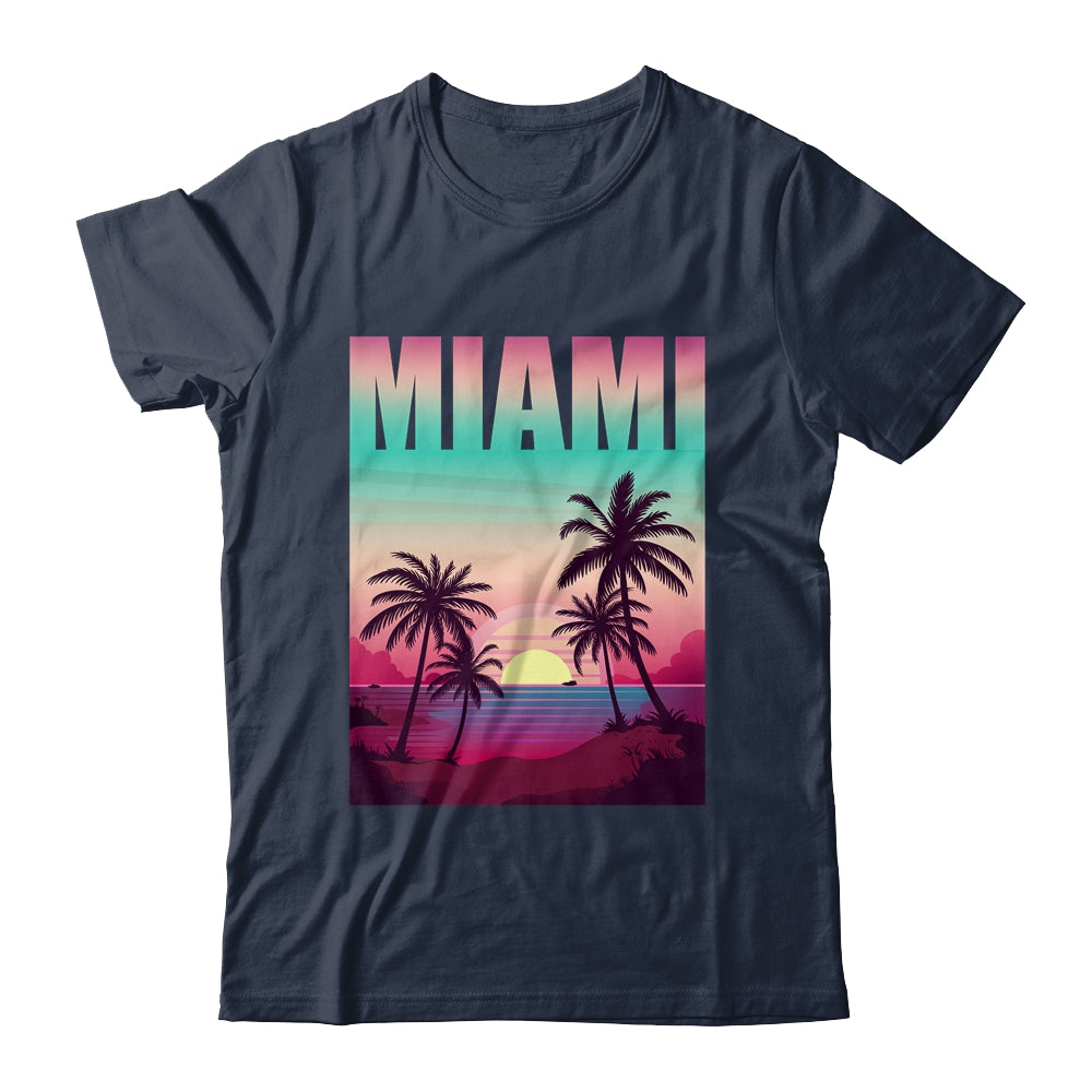 Miami Beach Souvenir Urban City By Night Florida USA US Shirt & Tank Top | siriusteestore