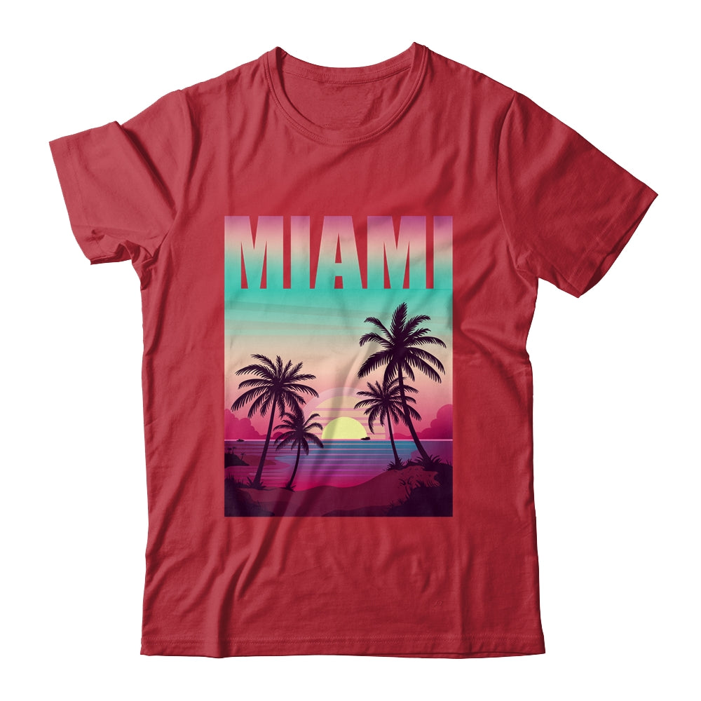 Miami Beach Souvenir Urban City By Night Florida USA US Shirt & Tank Top | siriusteestore