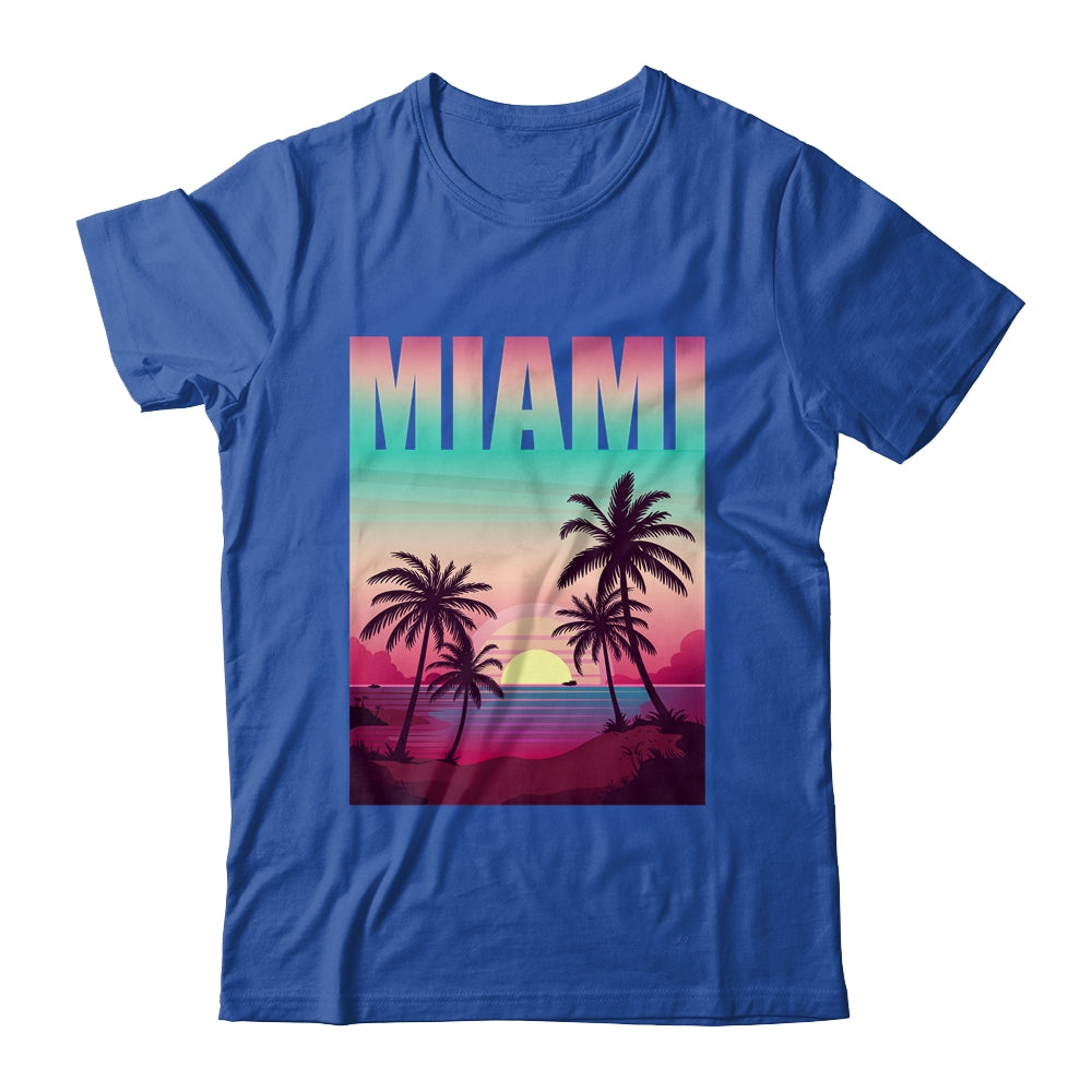 Miami Beach Souvenir Urban City By Night Florida USA US Shirt & Tank Top | siriusteestore