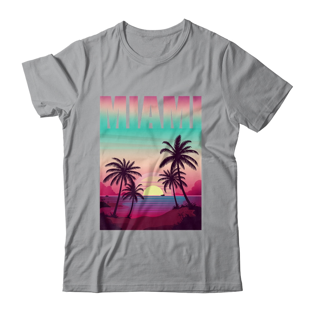 Miami Beach Souvenir Urban City By Night Florida USA US Shirt & Tank Top | siriusteestore