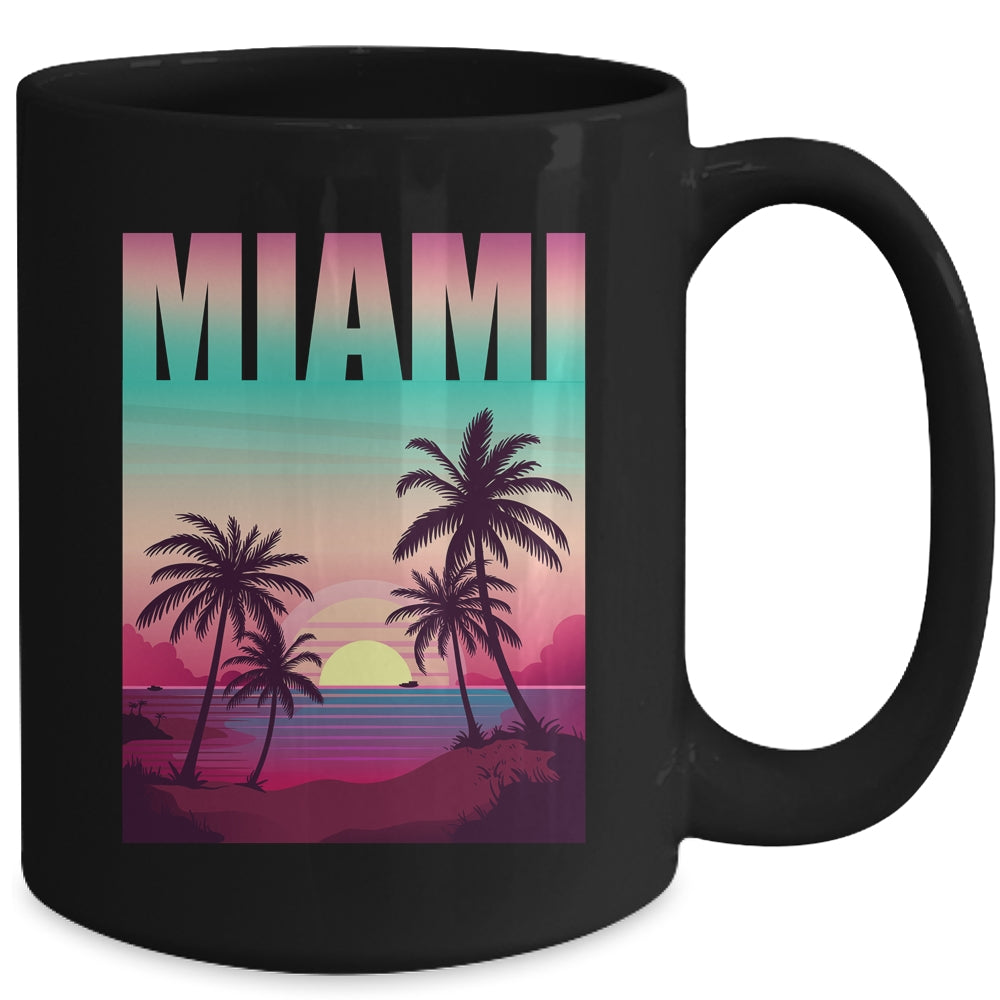 Miami Beach Souvenir Urban City By Night Florida USA US Mug | siriusteestore