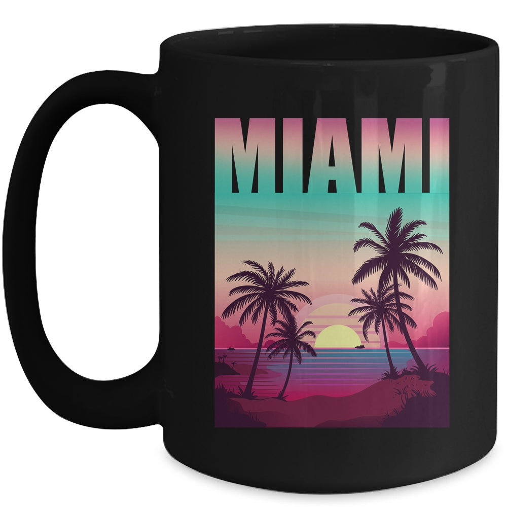 Miami Beach Souvenir Urban City By Night Florida USA US Mug | siriusteestore
