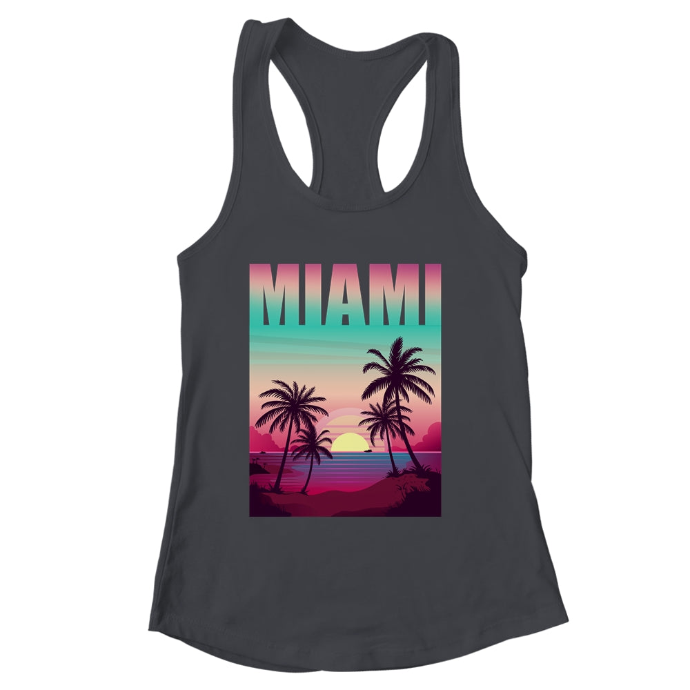 Miami Beach Souvenir Urban City By Night Florida USA US Shirt & Tank Top | siriusteestore