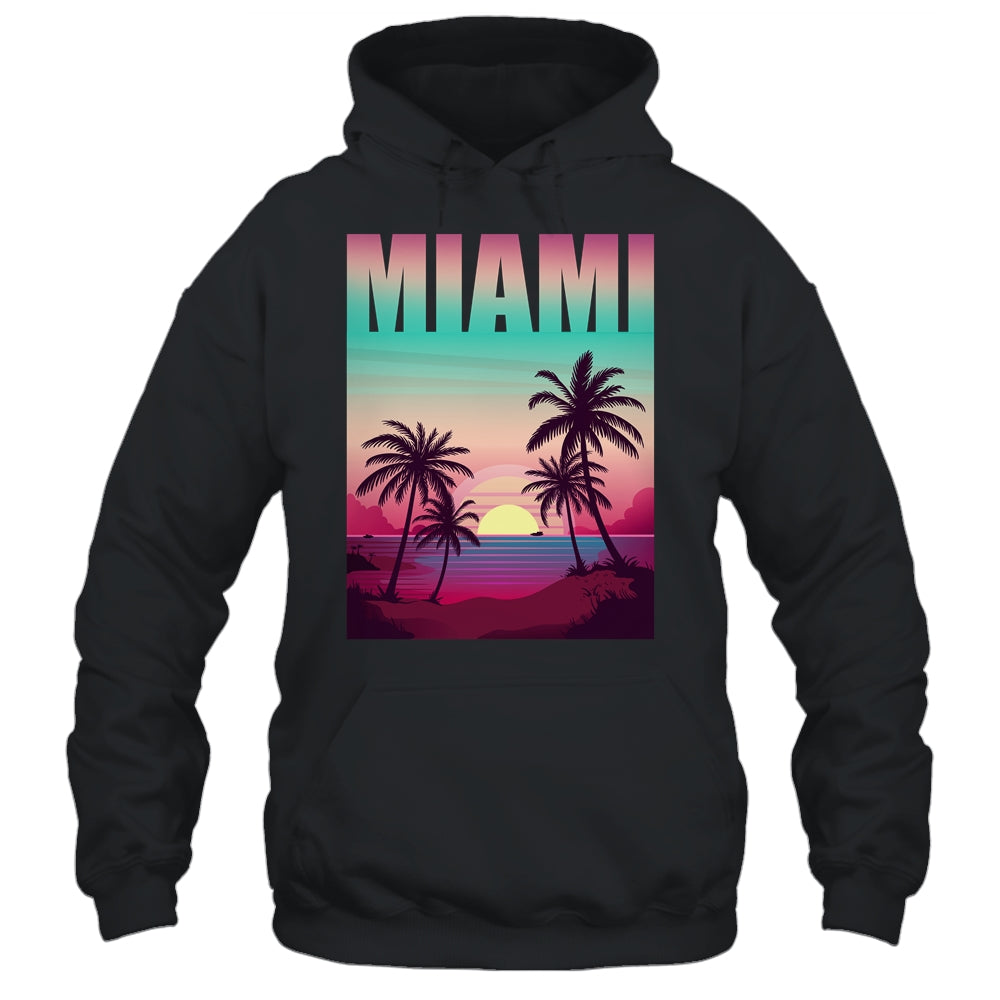 Miami Beach Souvenir Urban City By Night Florida USA US Shirt & Tank Top | siriusteestore