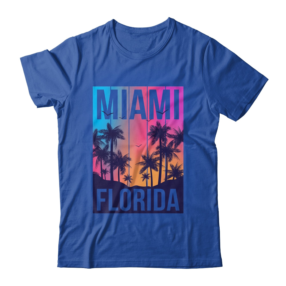 Miami Florida Sunset I Love Miami Beach Souvenir Shirt & Tank Top | siriusteestore