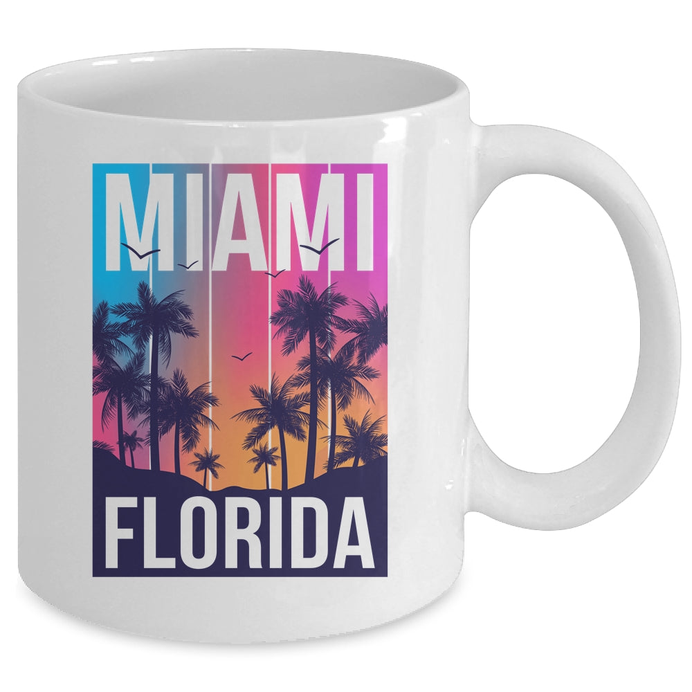 Miami Florida Sunset I Love Miami Beach Souvenir Mug | siriusteestore
