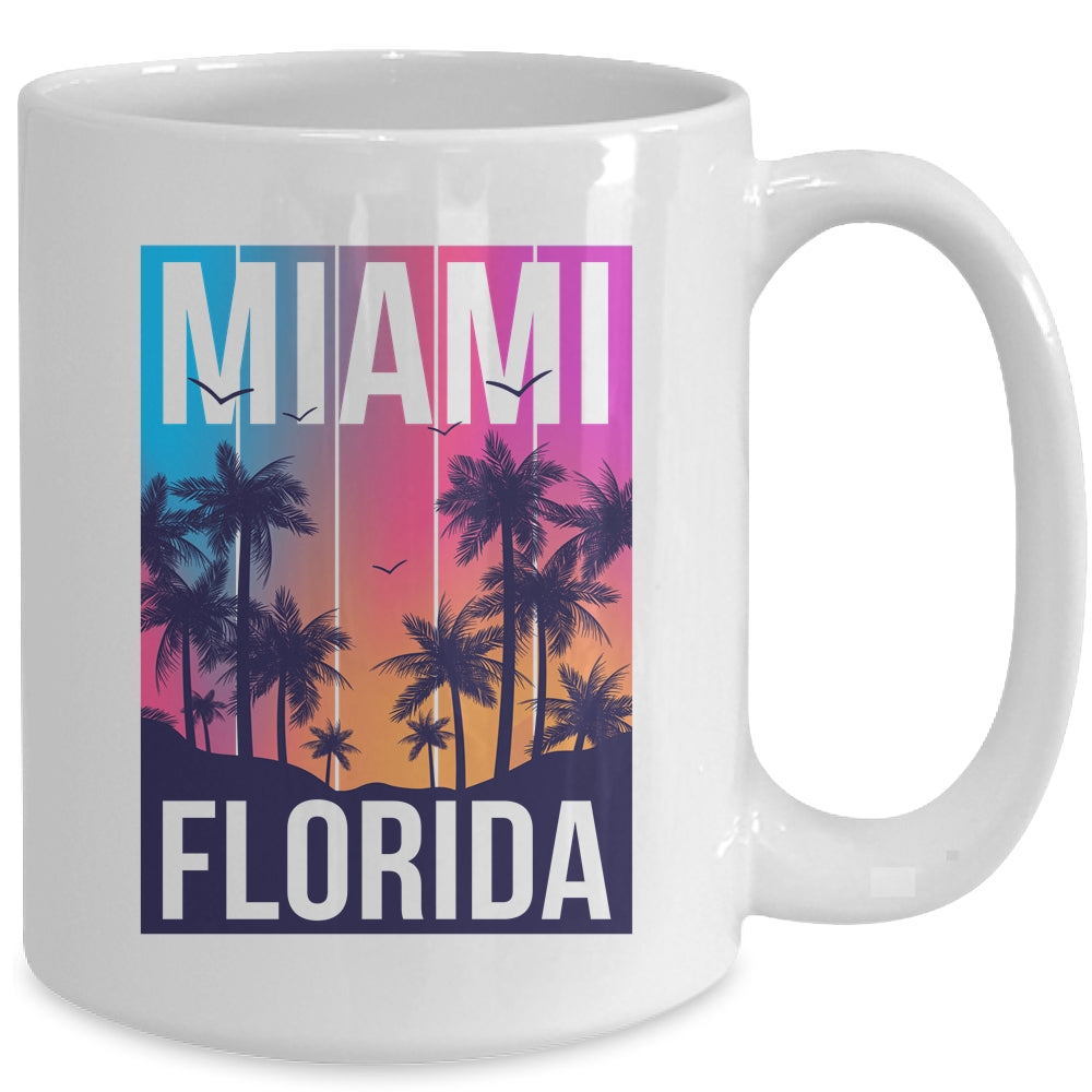 Miami Florida Sunset I Love Miami Beach Souvenir Mug | siriusteestore