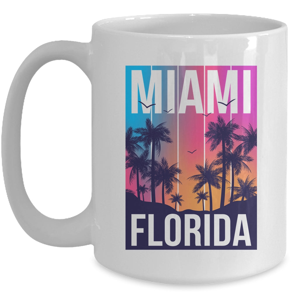 Miami Florida Sunset I Love Miami Beach Souvenir Mug | siriusteestore
