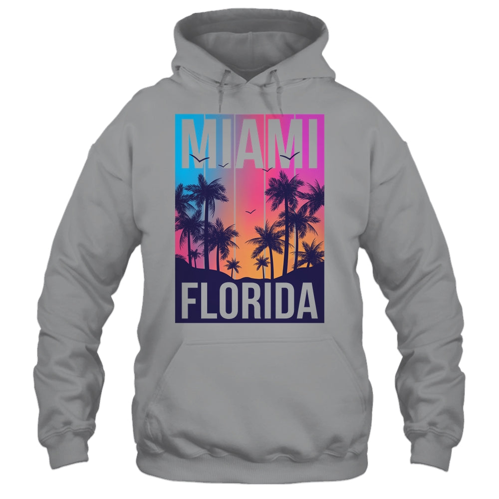 Miami Florida Sunset I Love Miami Beach Souvenir Shirt & Tank Top | siriusteestore