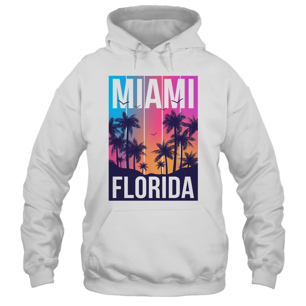 Miami Florida Sunset I Love Miami Beach Souvenir Shirt & Tank Top | siriusteestore