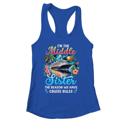 Middle Sister The Reason We Have Rules Sisters Cruise 2026 Shirt & Tank Top | siriusteestore