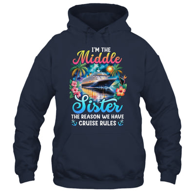 Middle Sister The Reason We Have Rules Sisters Cruise 2026 Shirt & Tank Top | siriusteestore