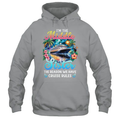 Middle Sister The Reason We Have Rules Sisters Cruise 2026 Shirt & Tank Top | siriusteestore