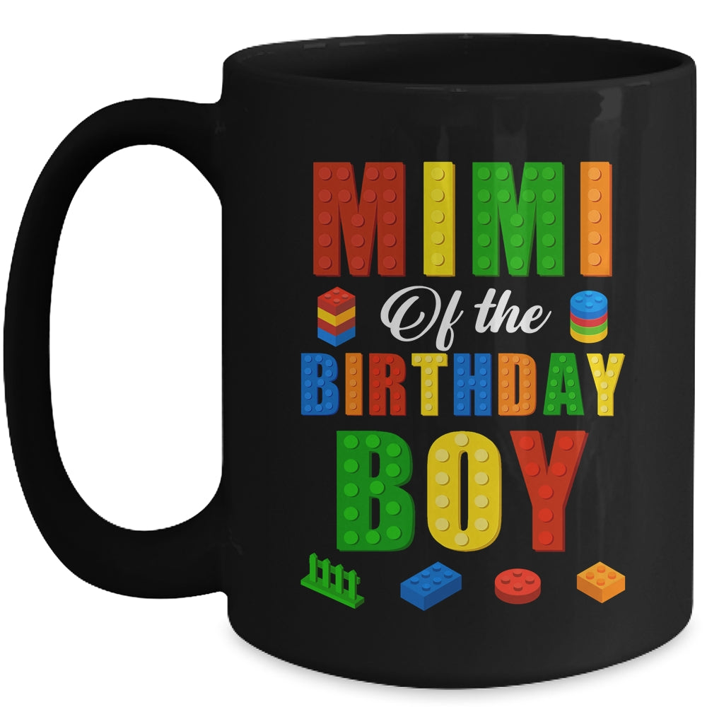Mimi Birthday Boy Master Builder Building Bricks Blocks Mug | siriusteestore